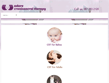 Tablet Screenshot of dkcraniosacral.com